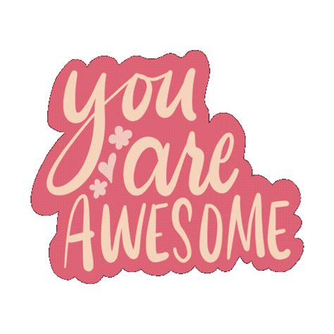 you are awesome gif|you're awesome cute gif.